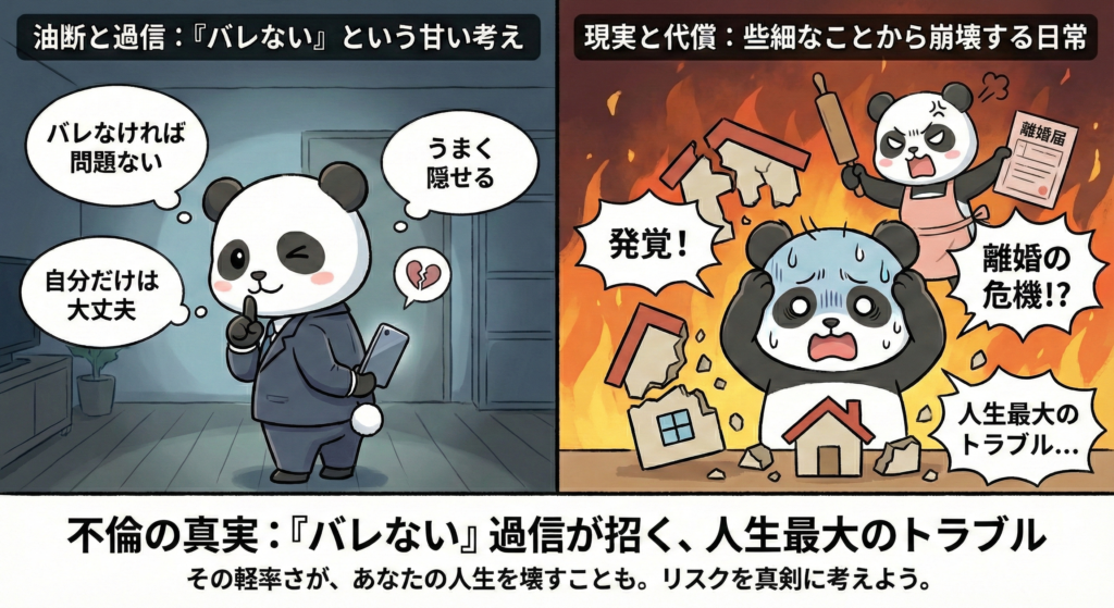 油断と過信:「バレない」という甘い考え