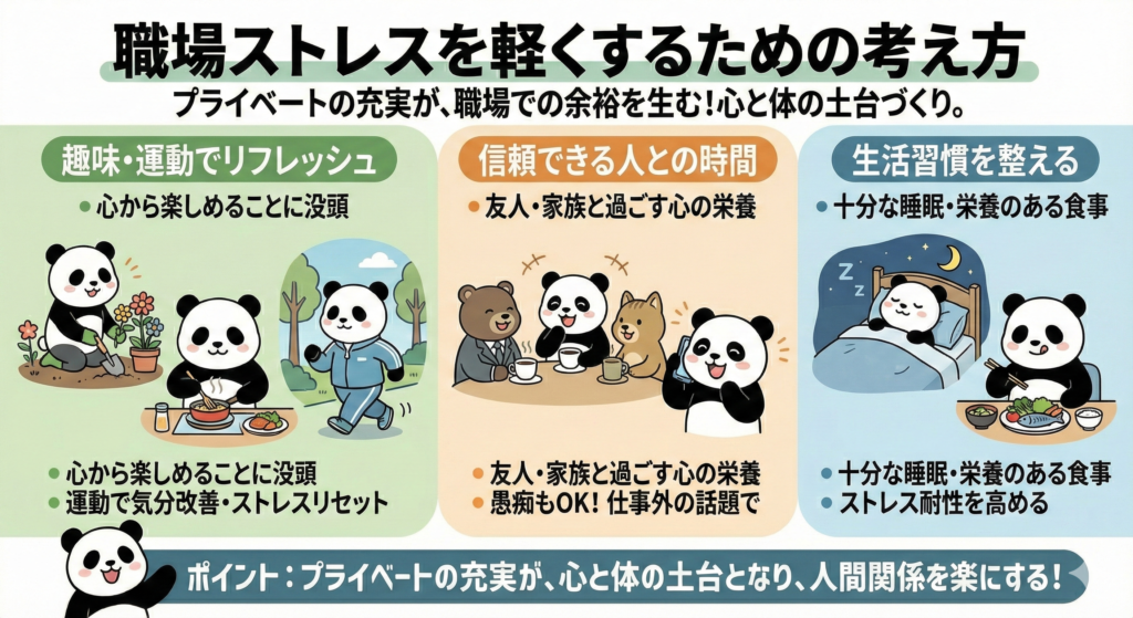 職場ストレスを軽くするための考え方
