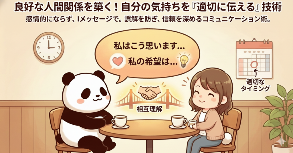 良好な人間関係を築く！自分の気持ちを「適切に伝える」技術