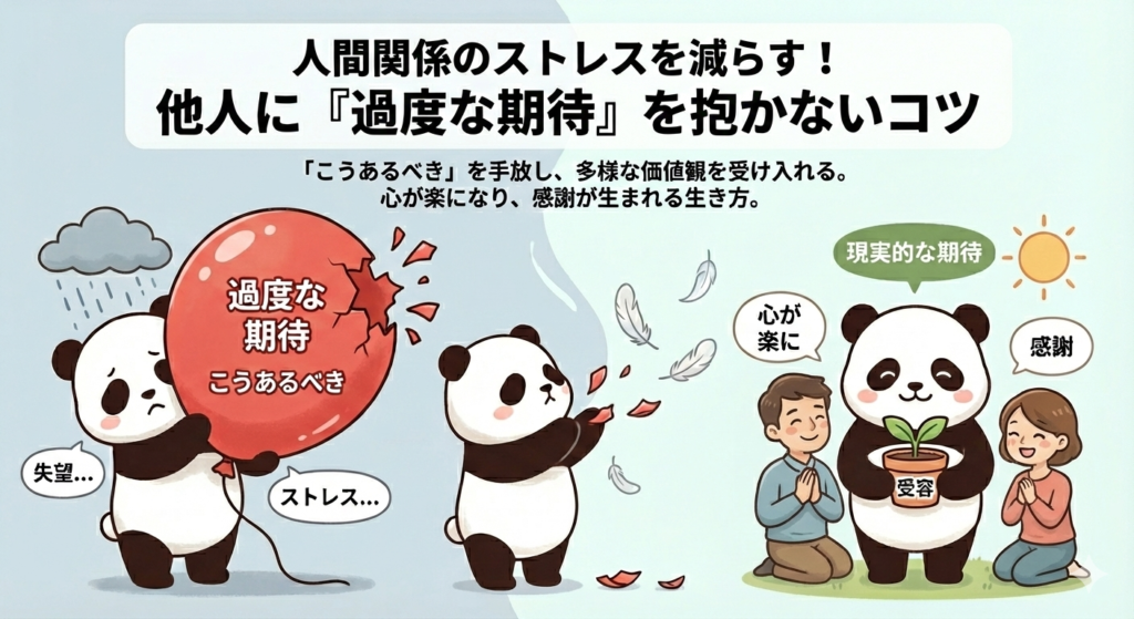 人間関係のストレスを減らす！他人に「過度な期待」を抱かないコツ