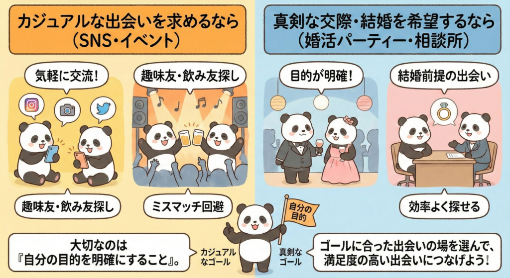 大切なのは「自分の目的を明確にすること」