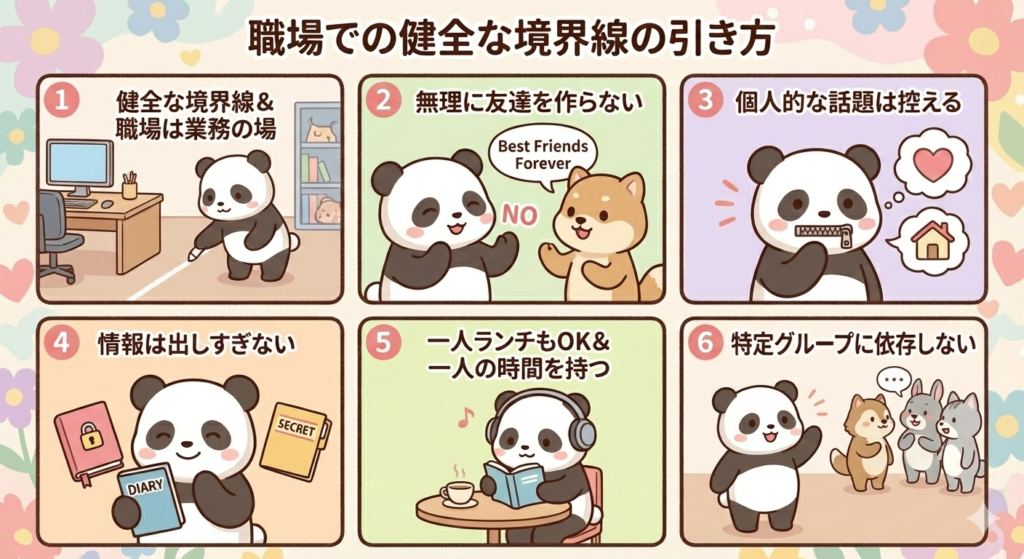 職場での健全な境界線の引き方