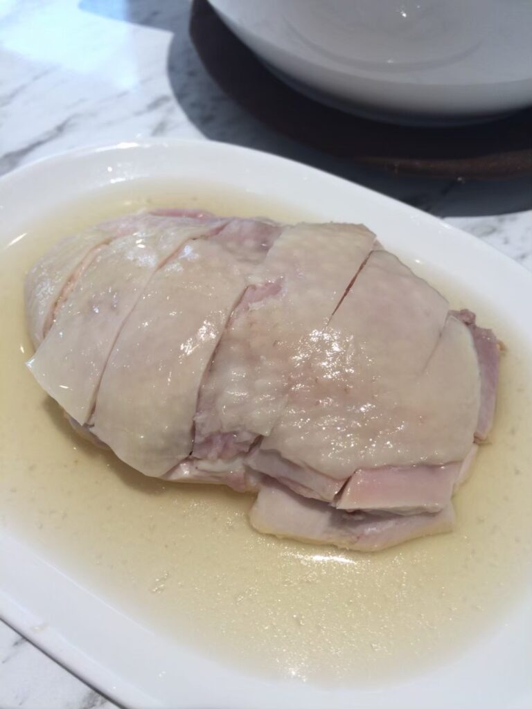 鼎泰豊の冷製鶏肉料理