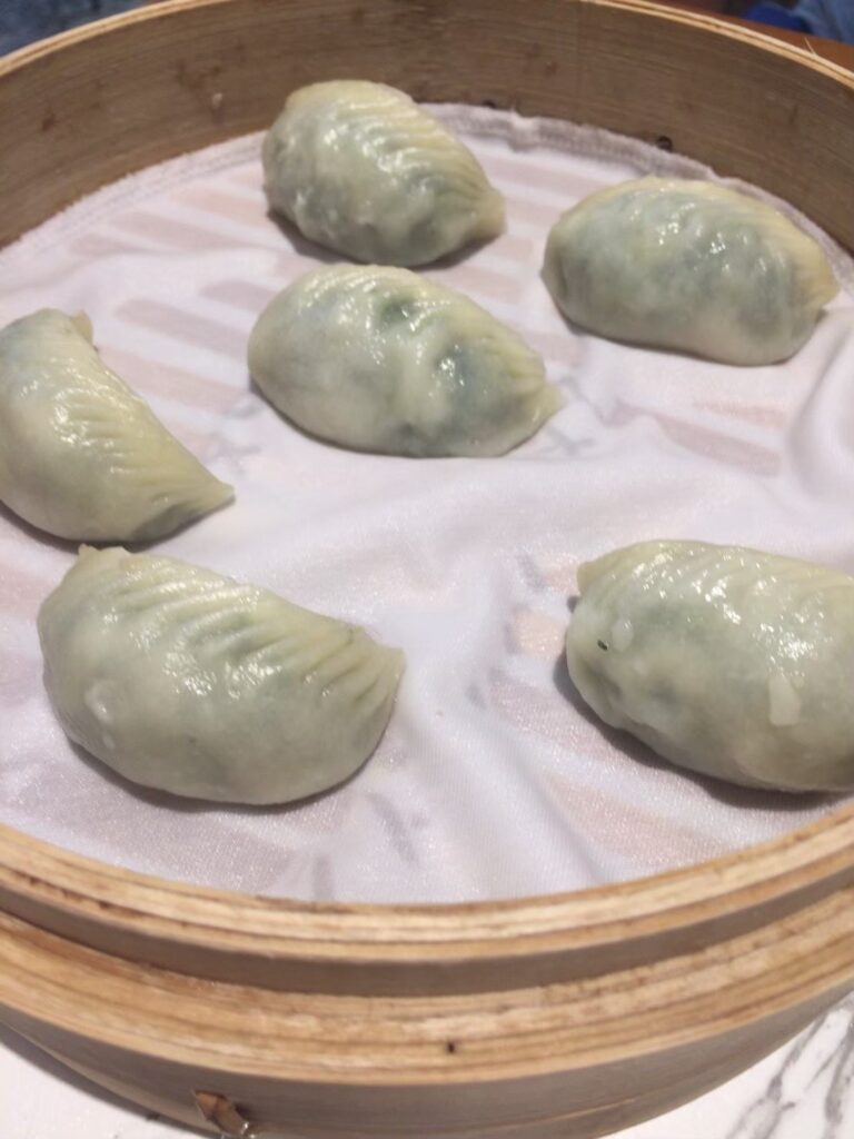 鼎泰豊の青菜餃子