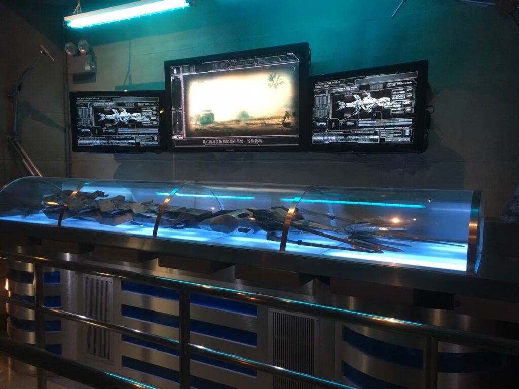 ユニバーサル・スタジオのTransformersライド内展示